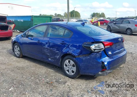 2017 Kia Forte Lx from USA, damaged, VIN 3KPFL4A78HE081837